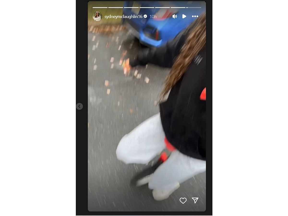 Sydney McLaughlin-Levrone Instagram story